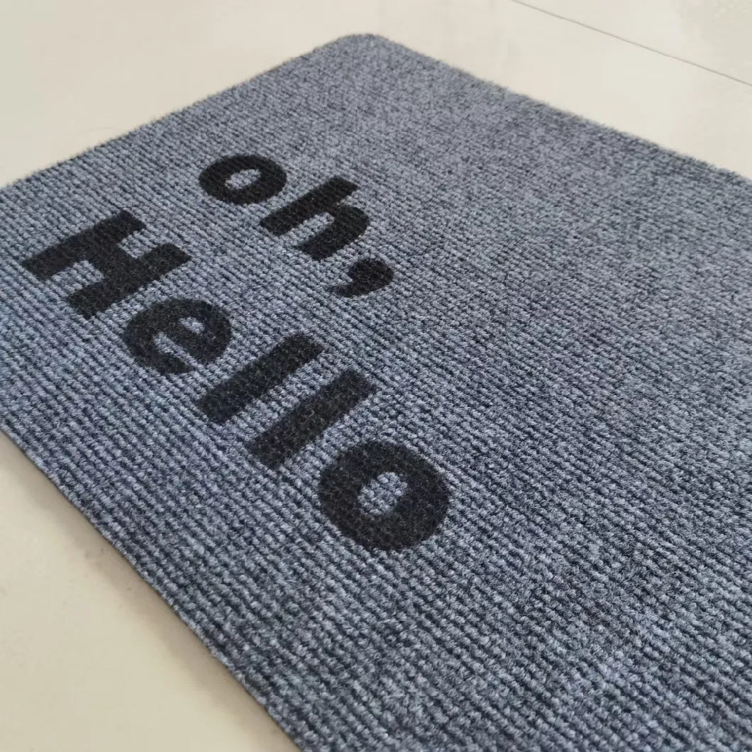 Most Popular Modern Printed Wholesale Anti Slip Commerical Residential Indoor Outdoor Entrance Entry Welcome Floor Front Door Matsdoor Mat